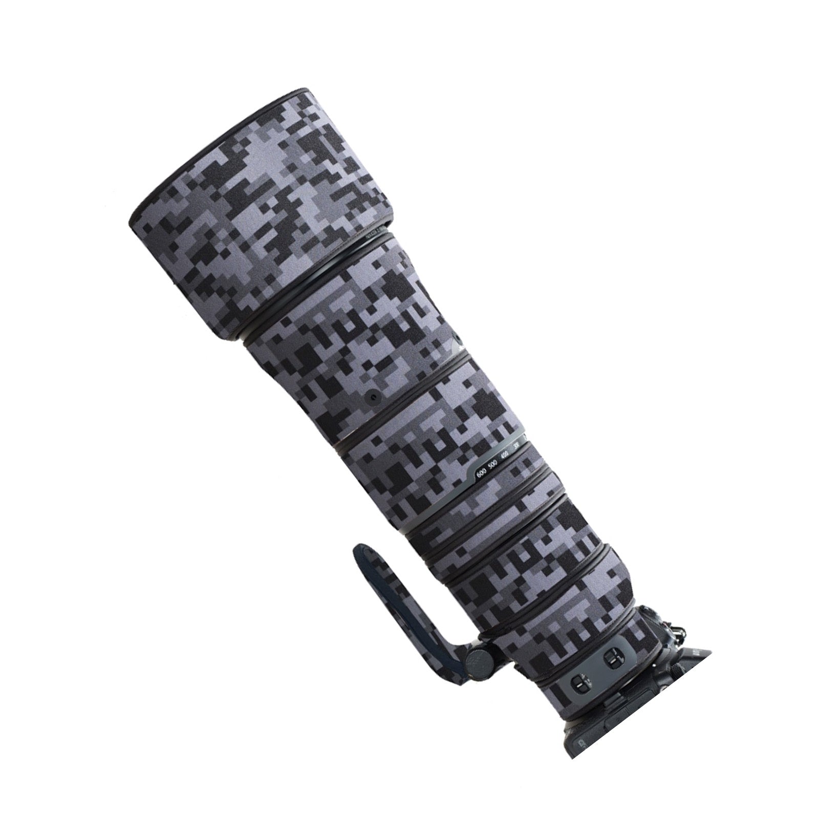 Lens Cover for Nikon Z 180-600mm F/5.6-6.3 VR Camouflage Camera Lens Protection Sleeve Waterproof Rain Cover