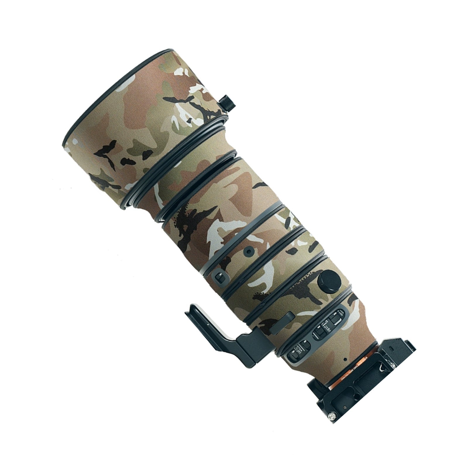 Lens Cover for Sigma 60-600mm F/4.5-6.3 DG DN OS Sports Camouflage Camera Lens Protection Sleeve Waterproof Rain Cover