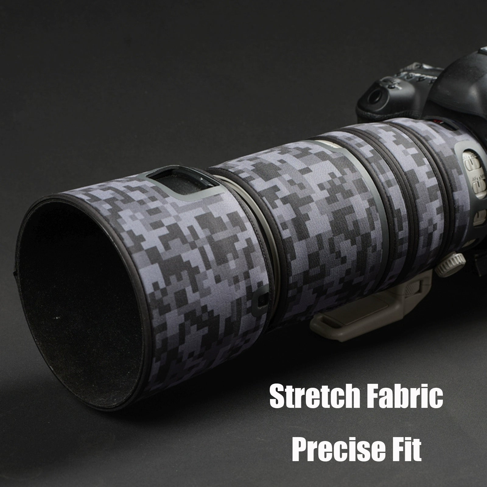 Lens Cover for Canon EF 100-400mm F/4.5-5.6 L IS II USM Camouflage Camera Lens Protection Sleeve Waterproof Rain Cover