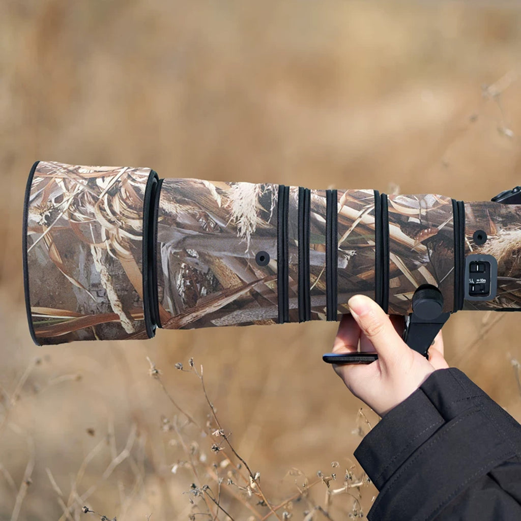 Lens Cover for Nikon Z 600mm F/6.3 VR S Camouflage Camera Lens Protection Sleeve Waterproof Rain Cover