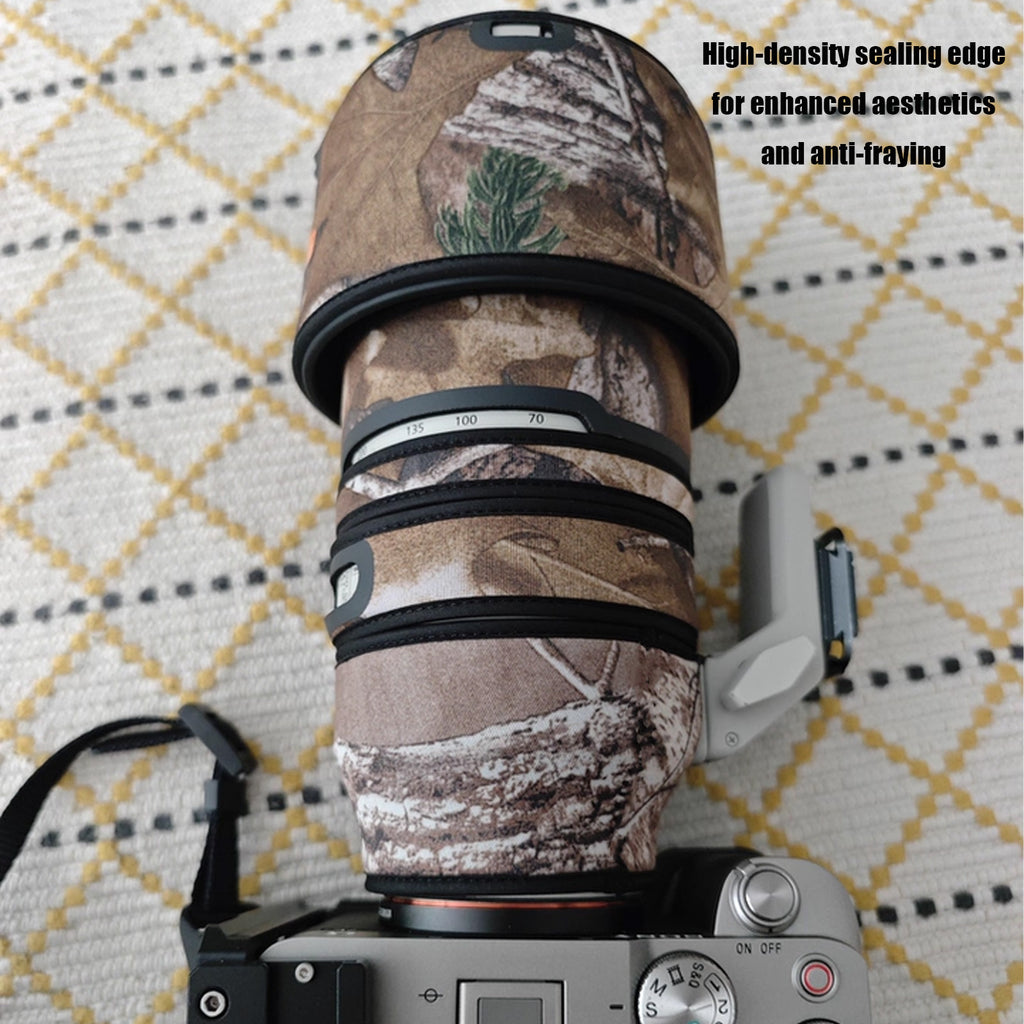 Lens Cover for Sony FE 70-200mm F/2.8 GM OSS II Camouflage Camera Lens Protection Sleeve Waterproof Rain Cover