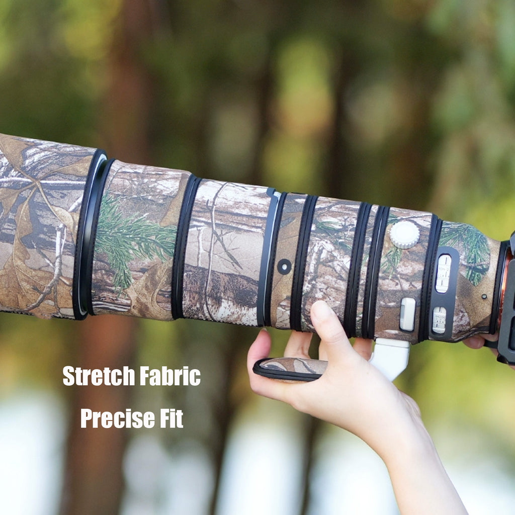 Lens Cover for Sony FE 200-600mm F/5.6-6.3 G OSS Camouflage Camera Lens Protection Sleeve Waterproof Rain Cover