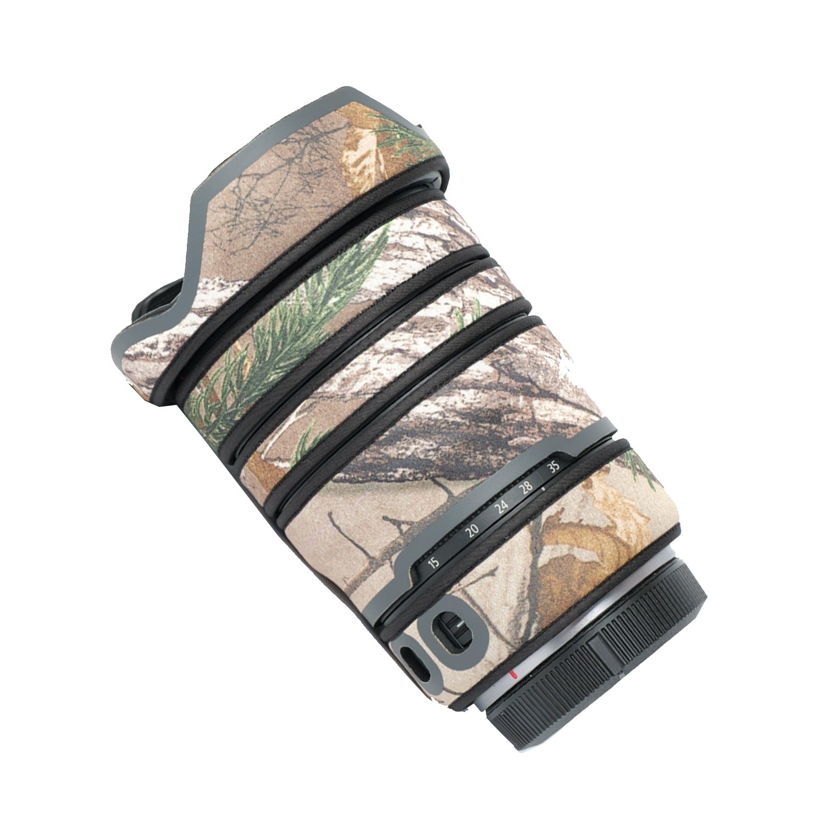 Lens Cover for Canon RF 15-35mm F/2.8 L IS USM Camouflage Camera Lens Protection Sleeve Waterproof Rain Cover