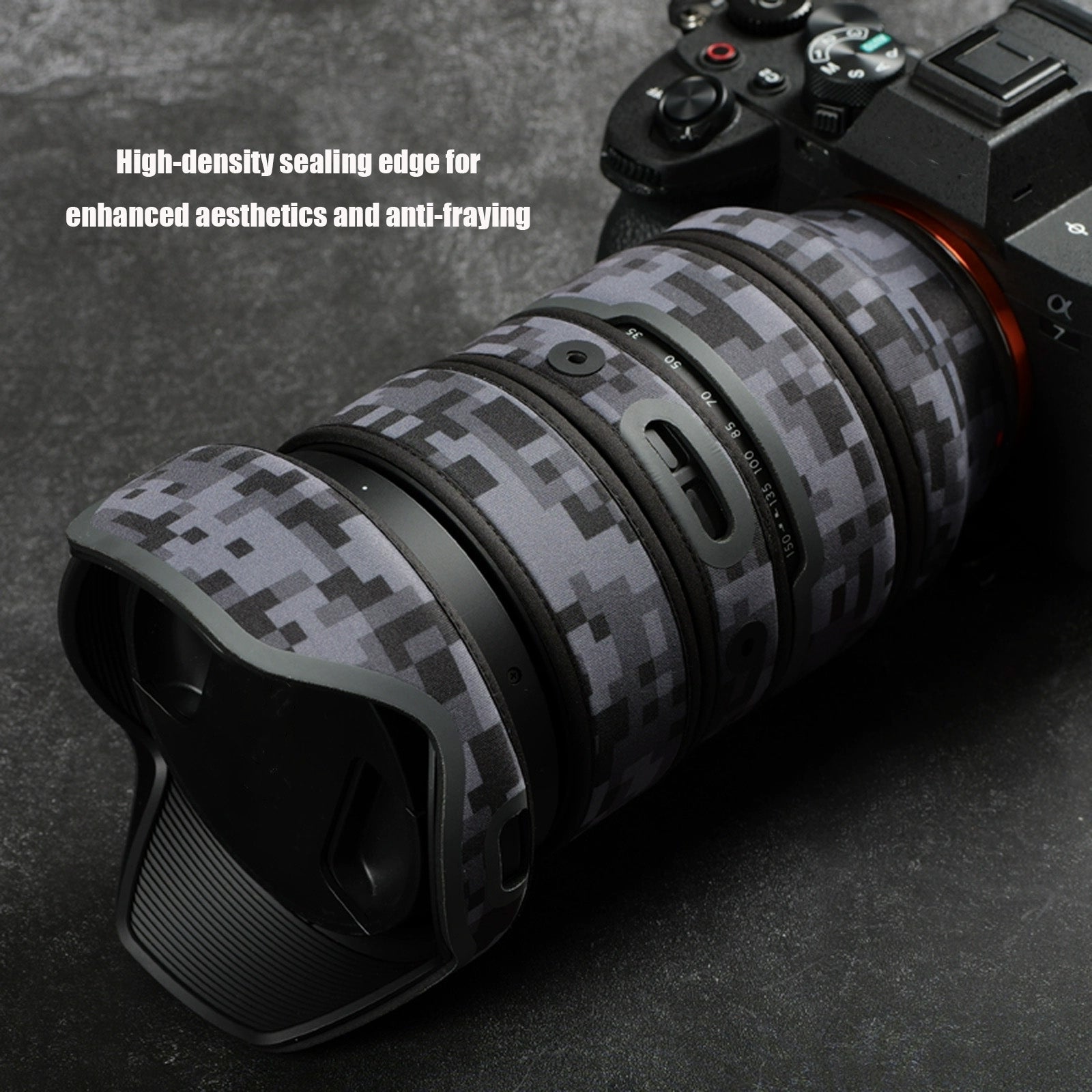 Lens Cover for Tamron 35-150mm F/2-2.8 DI III VXD Camouflage Camera Lens Protection Sleeve Waterproof Rain Cover