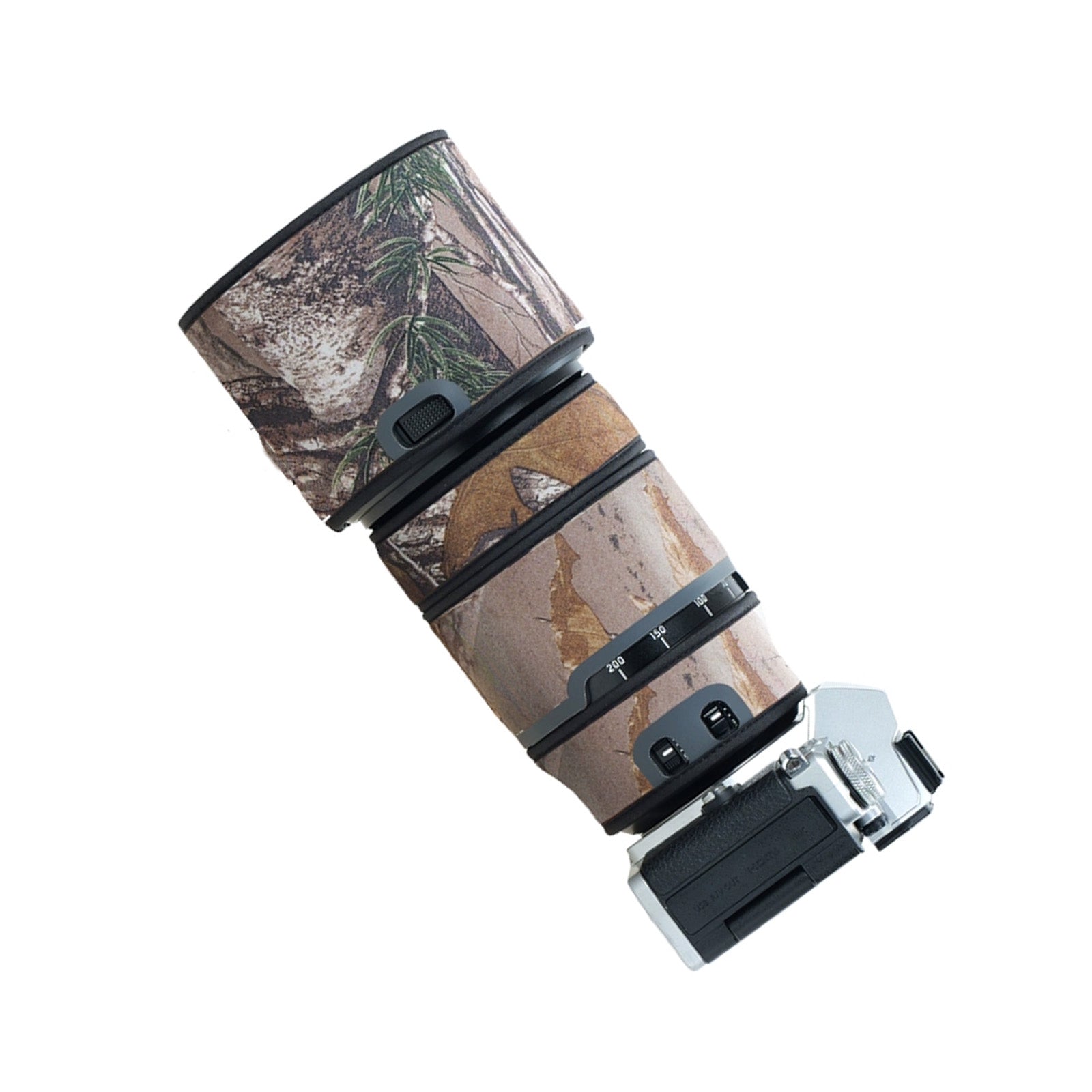 Lens Cover for Panasonic DG 50-200mm F/2.8-4 OIS Camouflage Camera Lens Protection Sleeve Waterproof Rain Cover