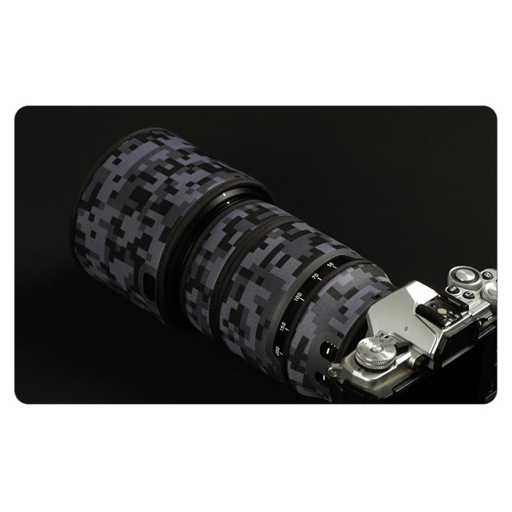 Lens Cover for Panasonic DG 50-200mm F/2.8-4 OIS Camouflage Camera Lens Protection Sleeve Waterproof Rain Cover