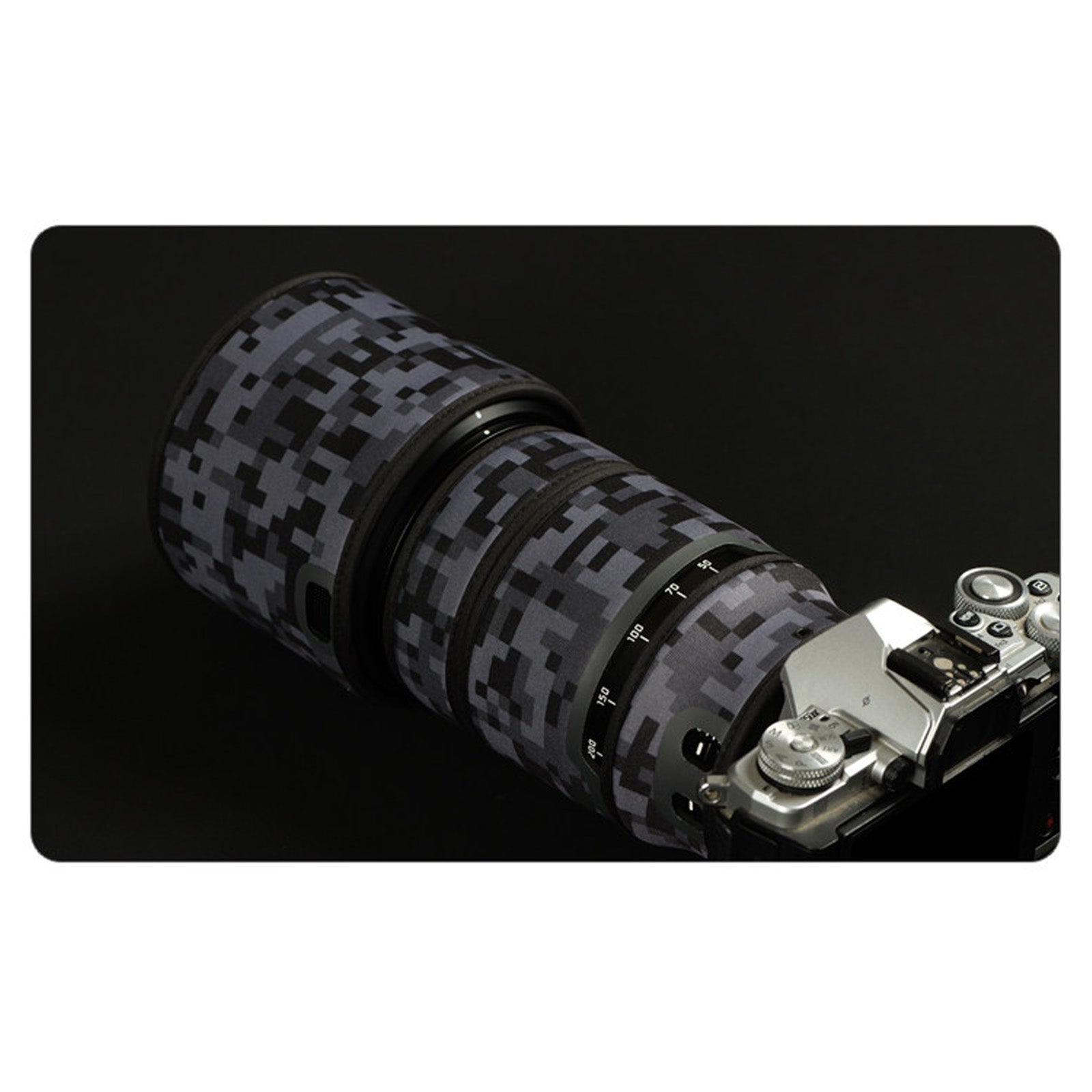 Lens Cover for Panasonic DG 50-200mm F/2.8-4 OIS Camouflage Camera Lens Protection Sleeve Waterproof Rain Cover