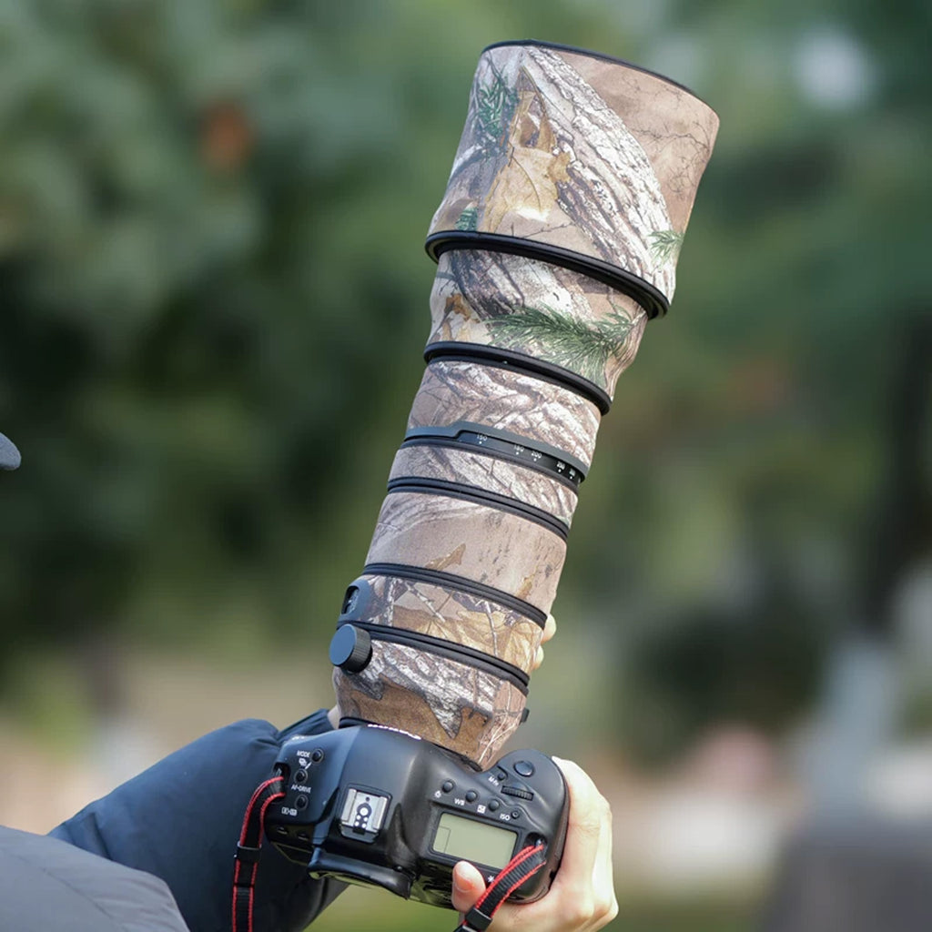 Lens Cover for Sigma 150-600mm F/5-6.3 DG OS Sports Camouflage Camera Lens Protection Sleeve Waterproof Rain Cover