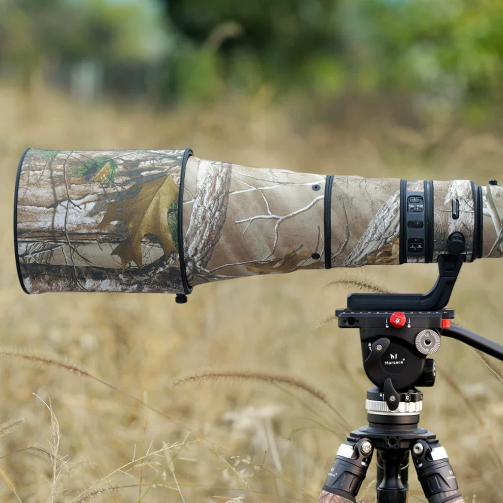 Lens Cover for Nikon AF-S 600mm F/4 E VR Camouflage Camera Lens Protection Sleeve Waterproof Rain Cover