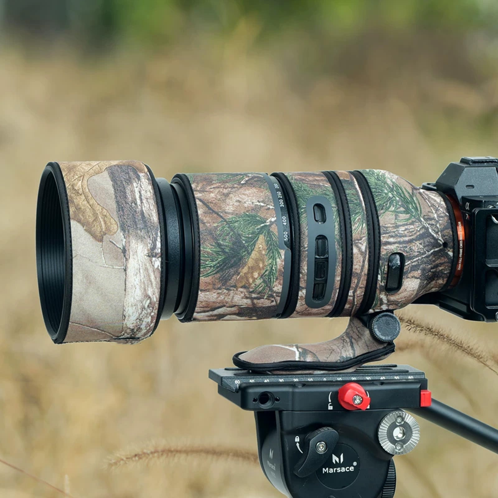 Lens Cover for Tamron 150-500mm F/5-6.7 DI III VC VXD (A057) Camouflage Camera Lens Protection Sleeve Waterproof Rain Cover