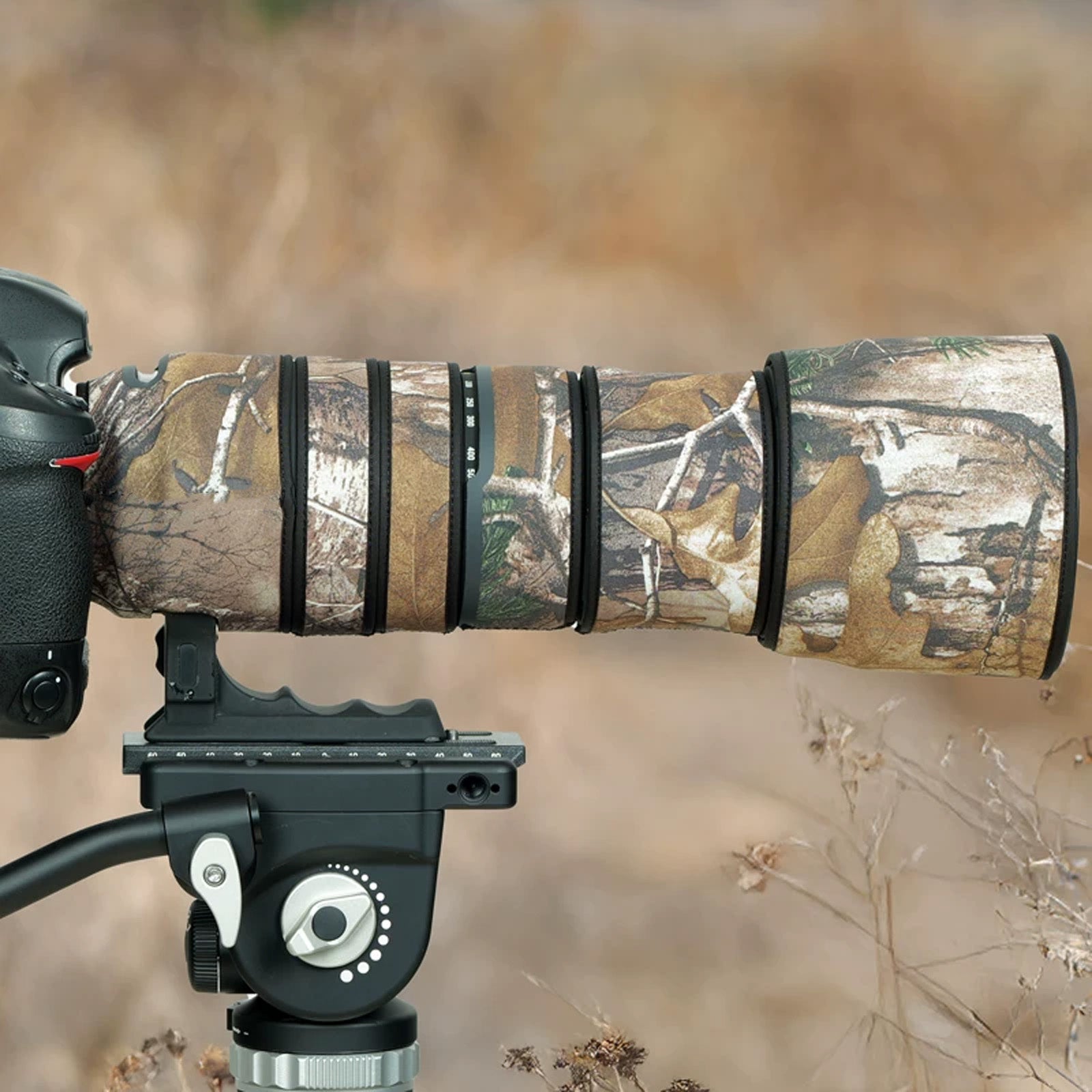 Lens Cover for Sigma 150-500mm F/5-6.3 DG OS HSM Camouflage Camera Lens Protection Sleeve Waterproof Rain Cover